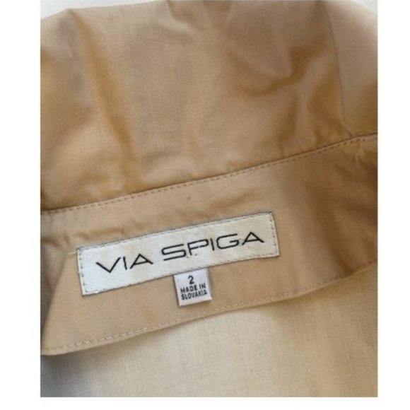 Via Spiga Single-Breasted Belted Trench Coat - Picture 7 of 10